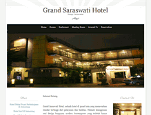 Tablet Screenshot of grandsaraswatihotel.com